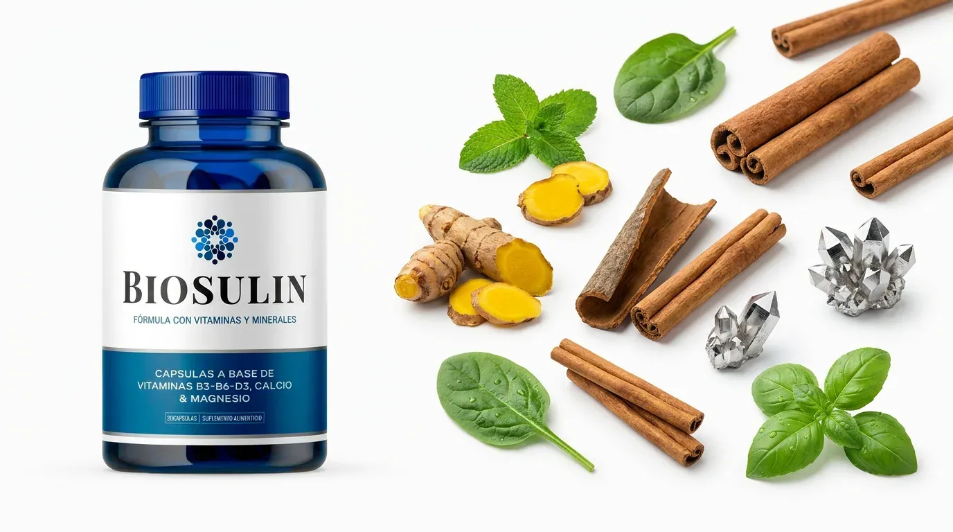 Ingredientes naturales que componen Biosulin