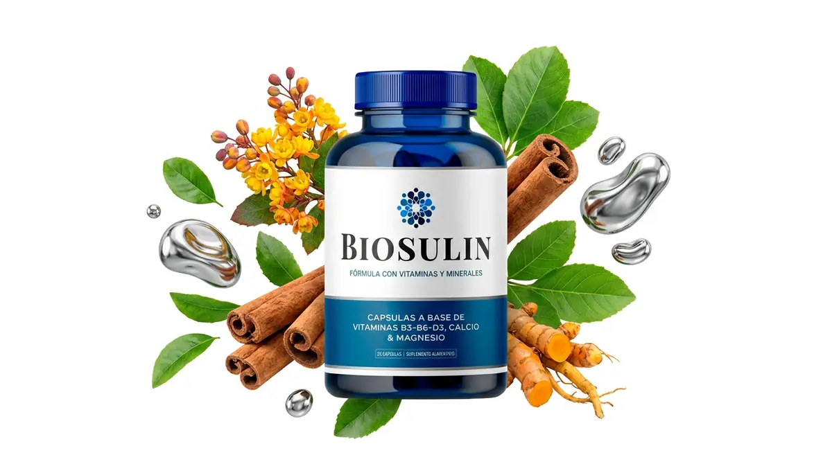 Ingredientes de la fórmula de Biosulin combinados para el metabolismo de la glucosa
