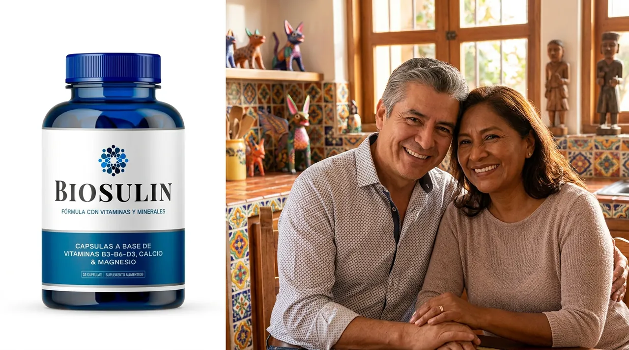 Familia mexicana sana que confía en Biosulin para el control de glucosa