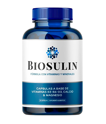 Biosulin frasco de 20 cápsulas naturales para control de glucosa en México